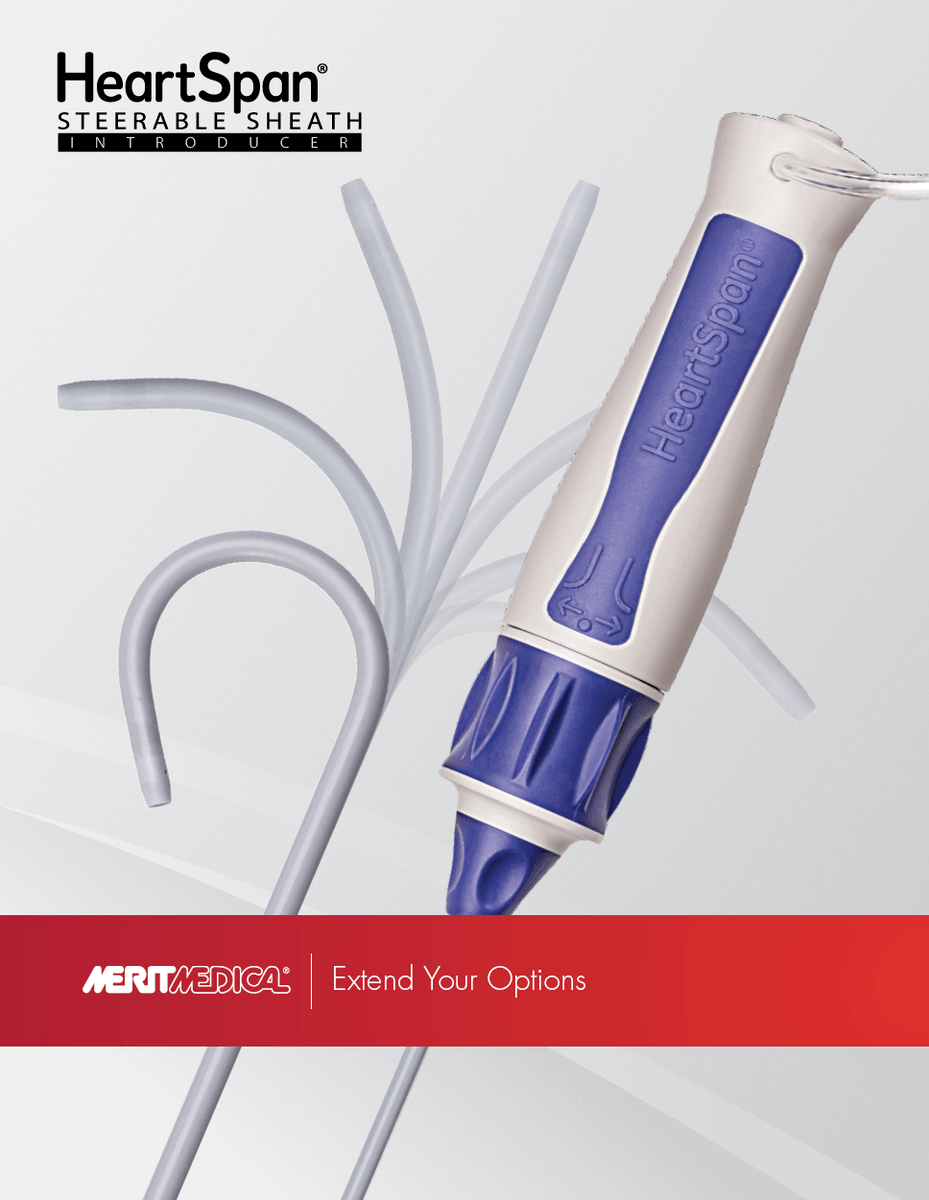 Merit Medical Announces Launch of HeartSpan® Steerable Sheath Introducer