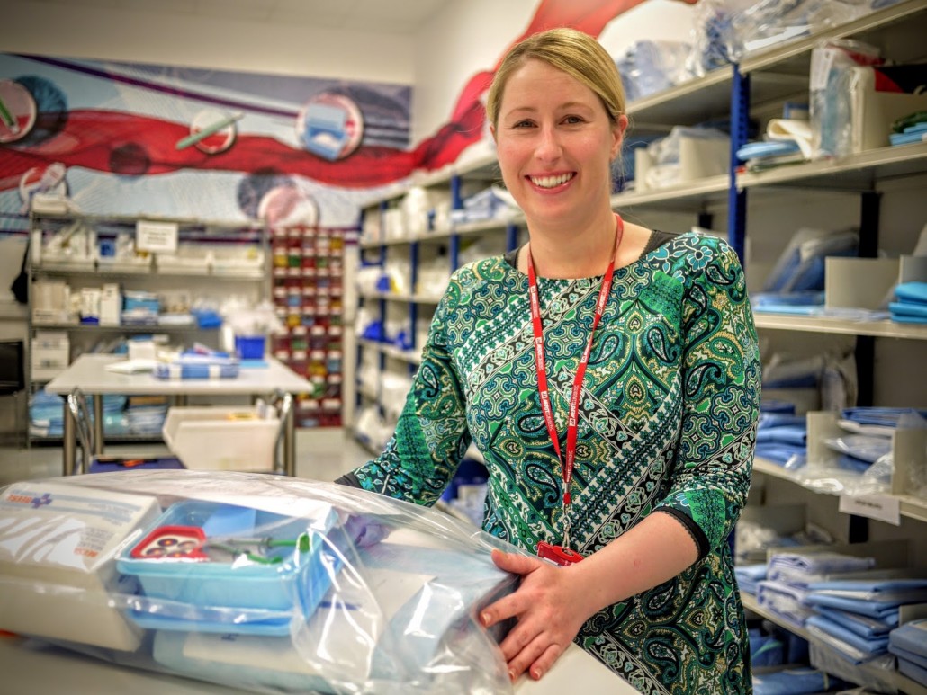 Maeve Harris, enjoying meeting directly with physician customers