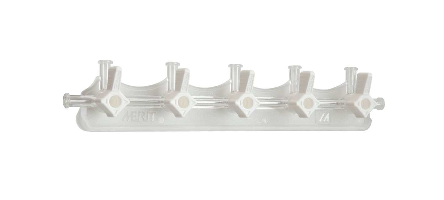 Merit® Manifolds Available with up to 5 side ports