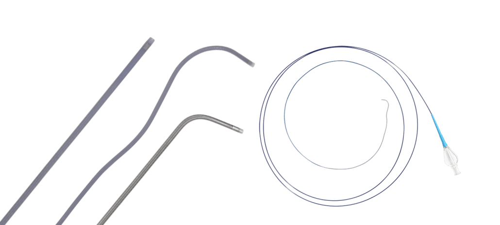 Merit Pursue Microcatheters are small distal French-size microcatheters designed for pushability and trackability through small and tortuous vessels