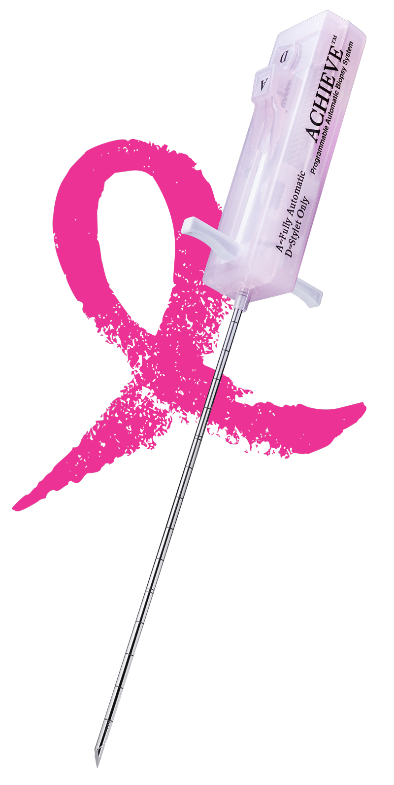 Pink Achieve Biopsy Device