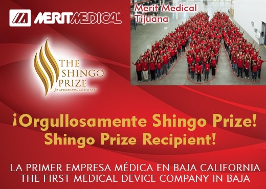 Merit Medical Tijuana Receives Shingo Prize for Operational Excellence