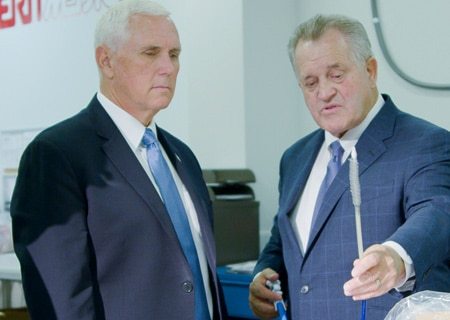 Vice President Pence & Commerce Secretary Ross Visit Merit Medical - Aug 2019