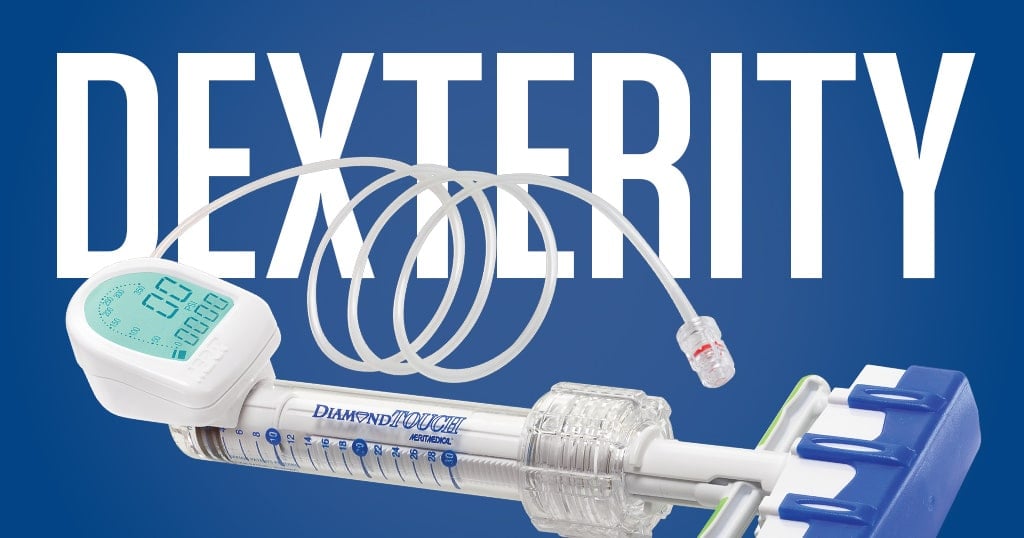 Dexterity with the DiamondTOUCH Syringe - VCF - Merit Medical
