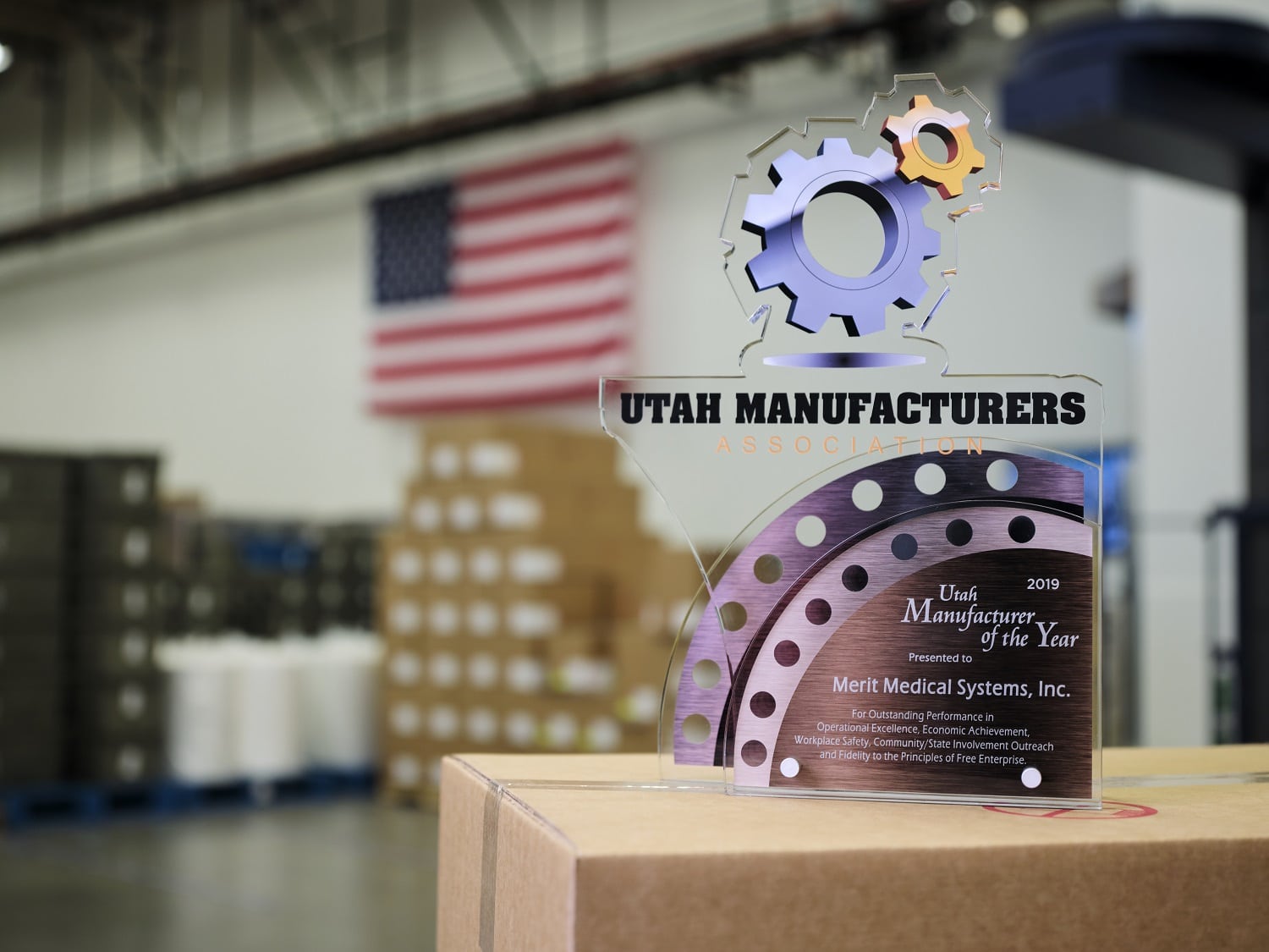 Merit Medical - 2019 Award Winner - Manufacturer of the Year - Utah Manufacturers Association