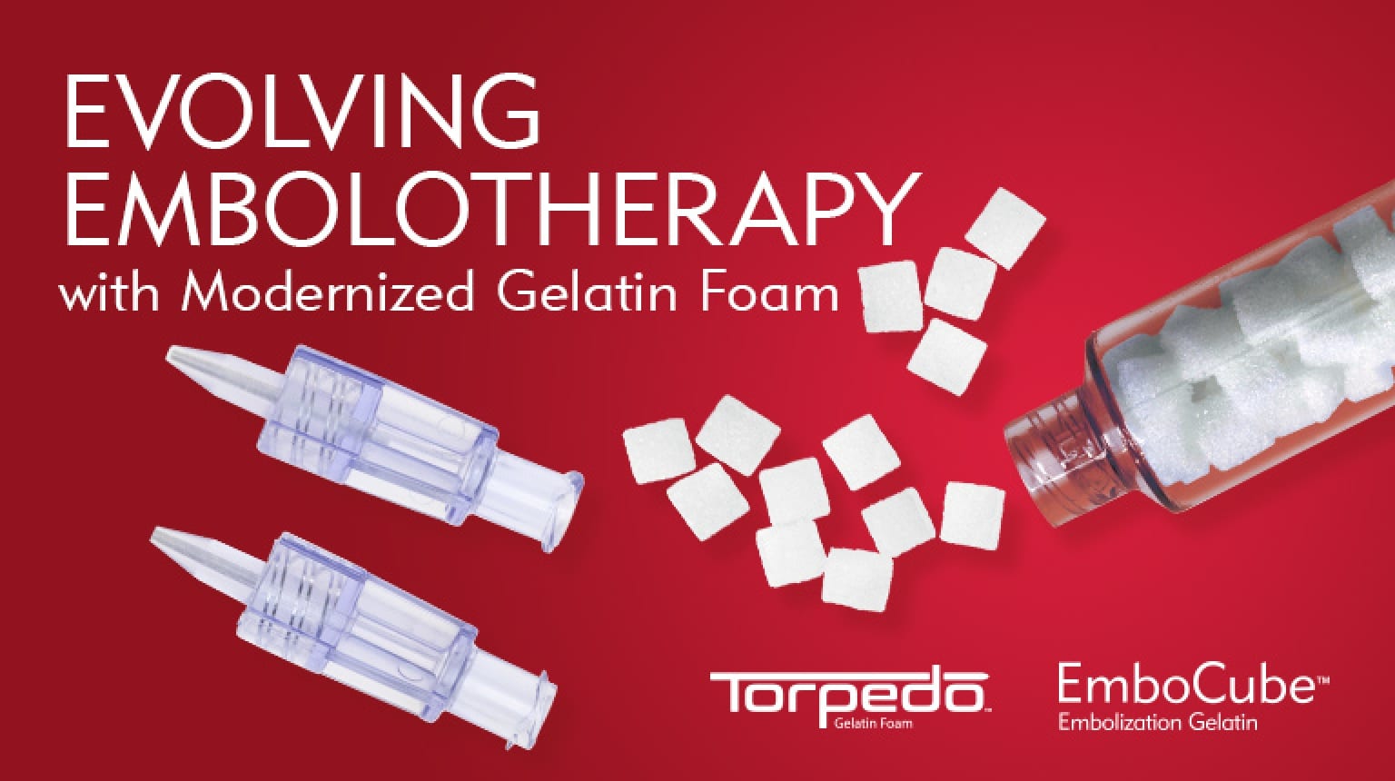 Merit Modernizes Gelatin Foam with Torpedo™ and EmboCube™ Embolotherapy Products Merit Medical