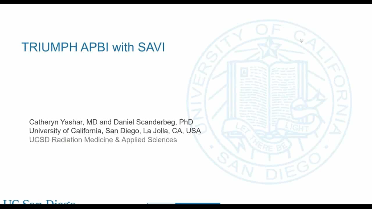 TRIUMPH APBI with SAVI webinar