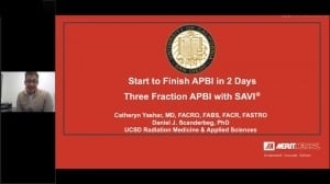 Start to Finish APBI in 2 Days. Three Fraction APBI with SAVI - Merit Medical