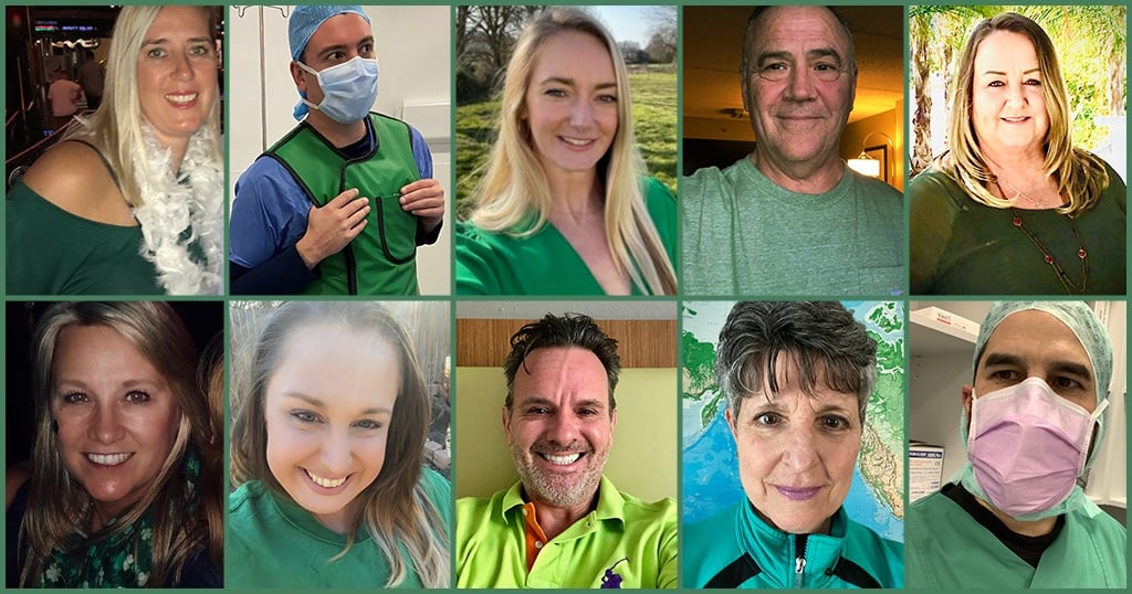 Wearing Green for National Kidney Month