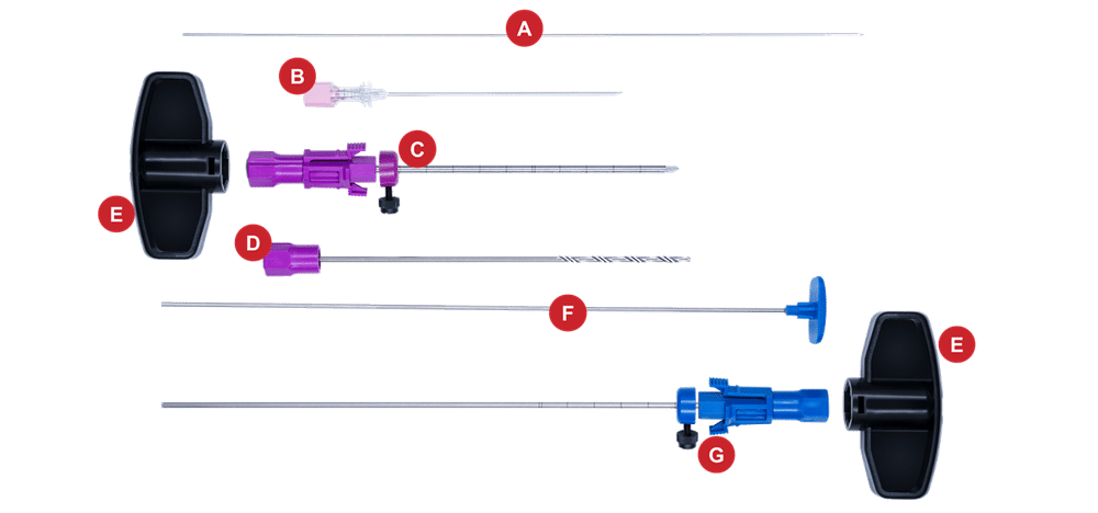 Huntington Bone Biopsy System Component Listing