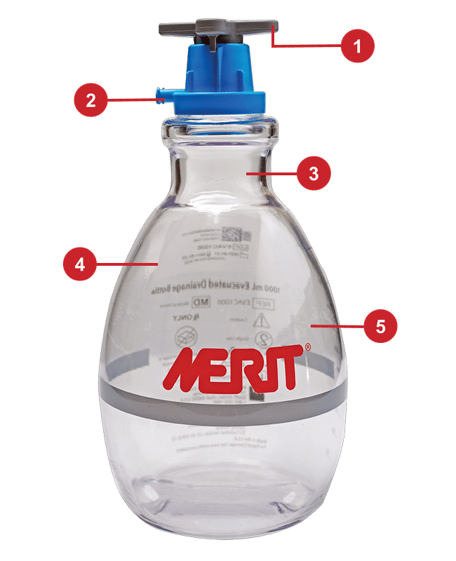 One-Vac Bottle has a number of design features that will provide lasting benefits to you and your patients