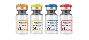 Hepasphere Mircrospheres in different colors