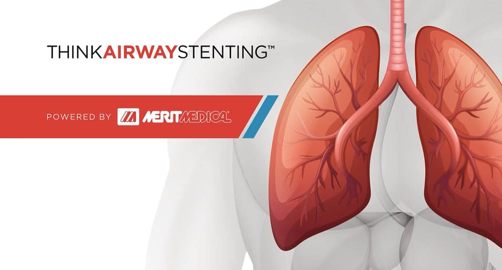 Screengrab showing lungs for a Think AIRWAY Stenting webinar