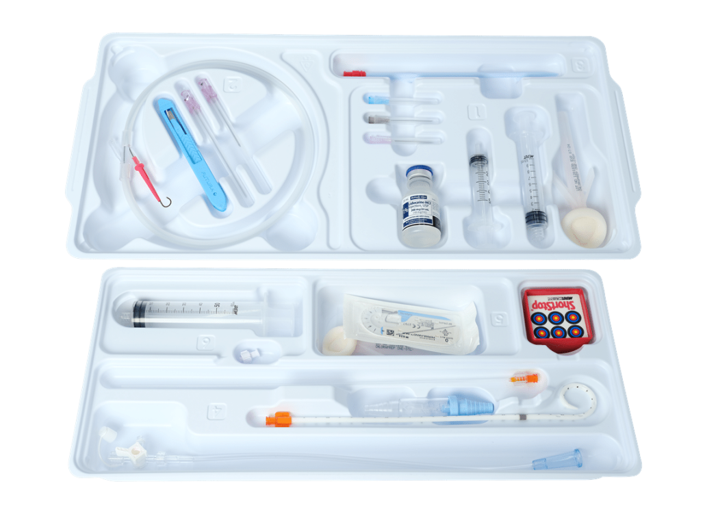 Merit ReSolve Thoracostomy Tray Kit Components