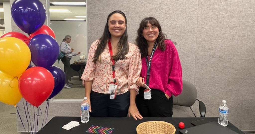 Daniela with Ivonne Osuna during Innovation Day