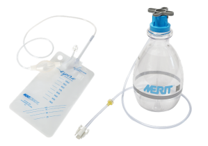 Aspira Drainage System - Image of the Aspira Bag and the Aspira Bottle next to each other