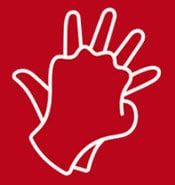 Icon of hands doing CPR