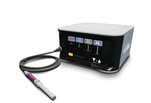 SCOUT MD Console image showing touchscreen and surgical guide with SCOUT Select