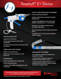 EsophyX Z+ Sales Sheet