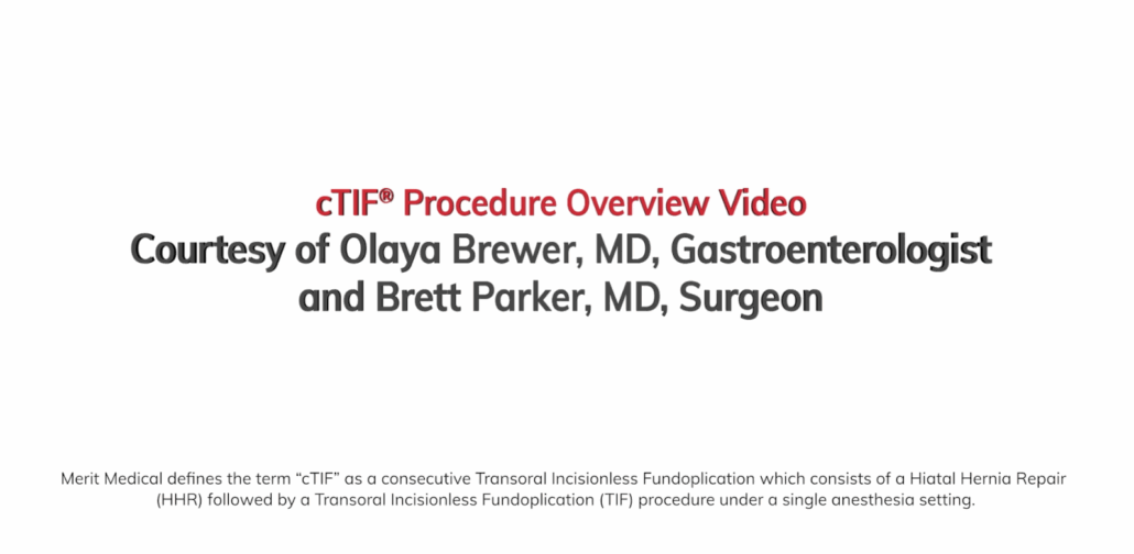 cTIF Procedure Video from Brewer/Parker